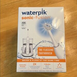 Waterpik Sonic-Fusion White Flossing Toothbrush